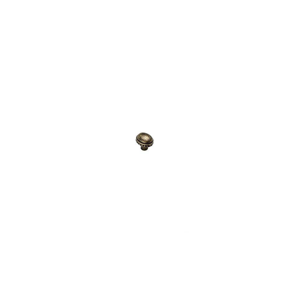 Carpe Diem Hardware - Classic Large Oval Knob w/ Beaded Rim - Chalice