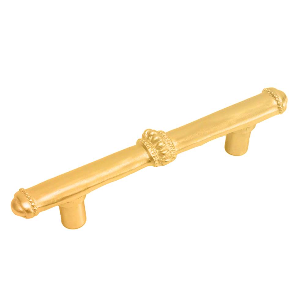 Classic 3'' O.C. Pull w/ Beaded Treatment On Center And Ends