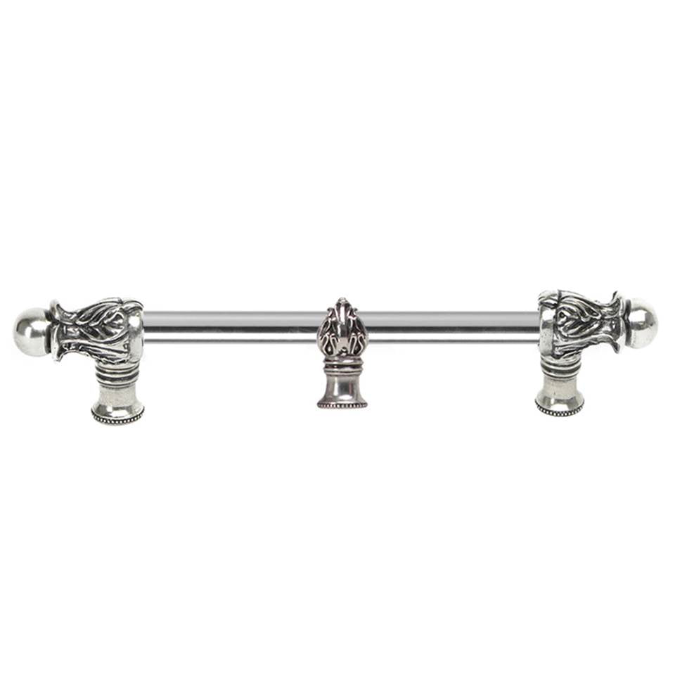 Carpe Diem Hardware - Acanthus 9'' O.C. (Approx.) With 1/2'' Round Smooth Bar Romanesque Style With Center Brace - Chalice
