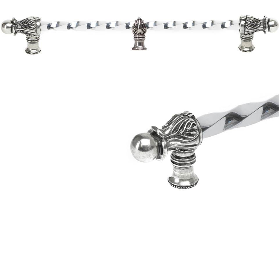 Carpe Diem Hardware - Acanthus 22'' O.C. (Approx.) With 3/8'' Twist Bar Romanesque Style With Center Brace - Chalice