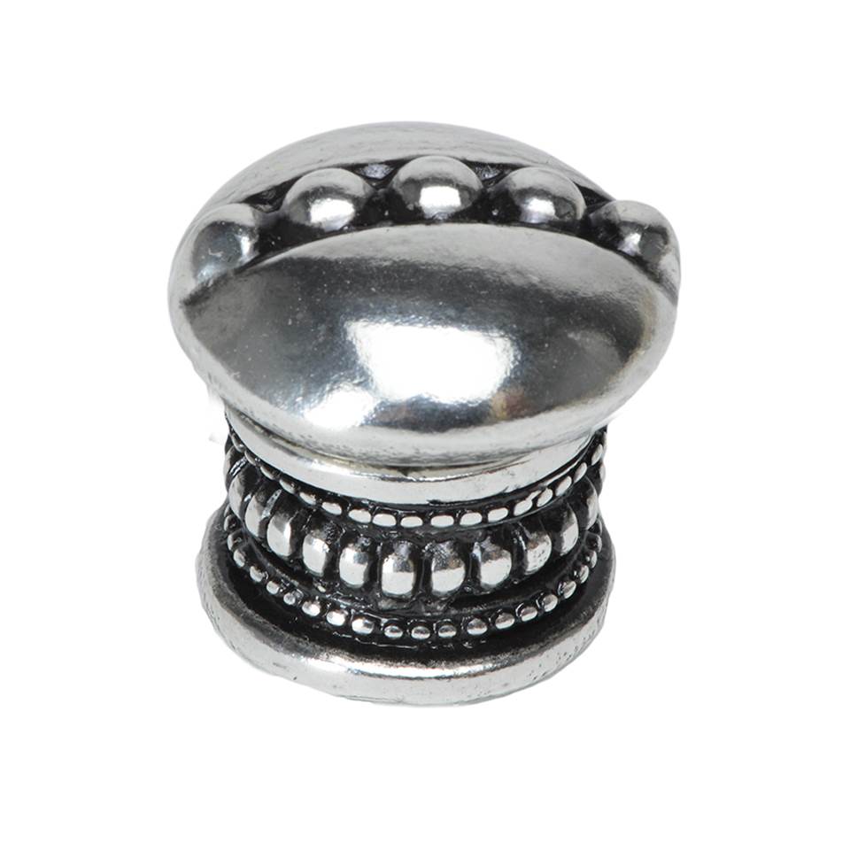 Carpe Diem Hardware - Beaded Round Knob W/ Beaded Center And Beaded Treatment On Bottom - Chalice