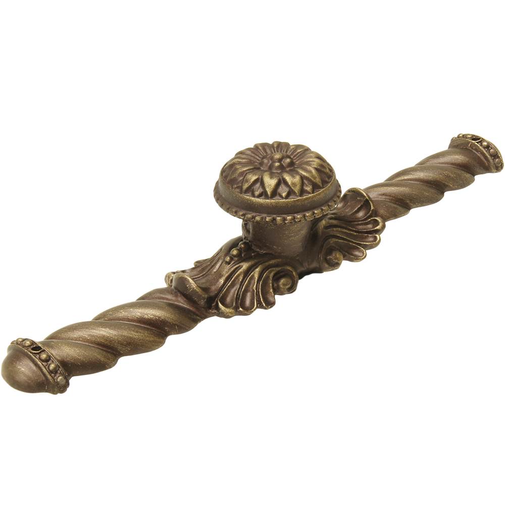 Acanthus Large Knob w/ Flared Foot Rosette Style