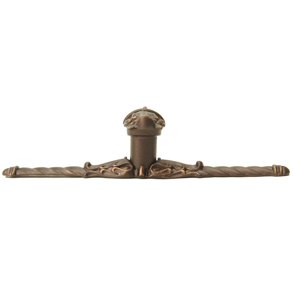 Acanthus Leave Large Knob w/ Rope Large Backplate Romanesque Style