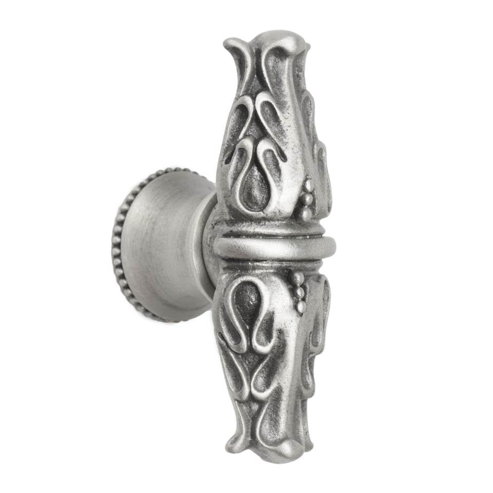 Carpe Diem Hardware - Acanthus Leaves Large Knob w/ Flared Foot Romanesque Style - Chrysalis