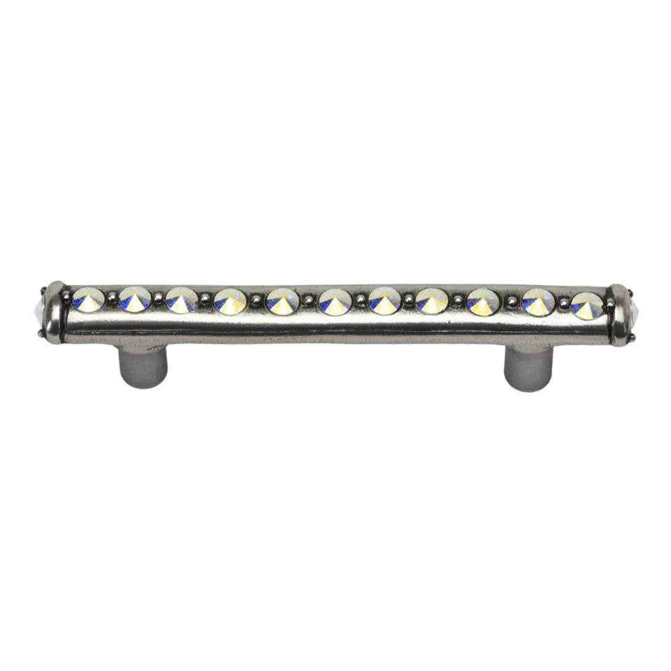 Carpe Diem Hardware - Cache 3'' O.C. Pull With Center Of Swarovski Aurore Boreale Crystals - Chalice