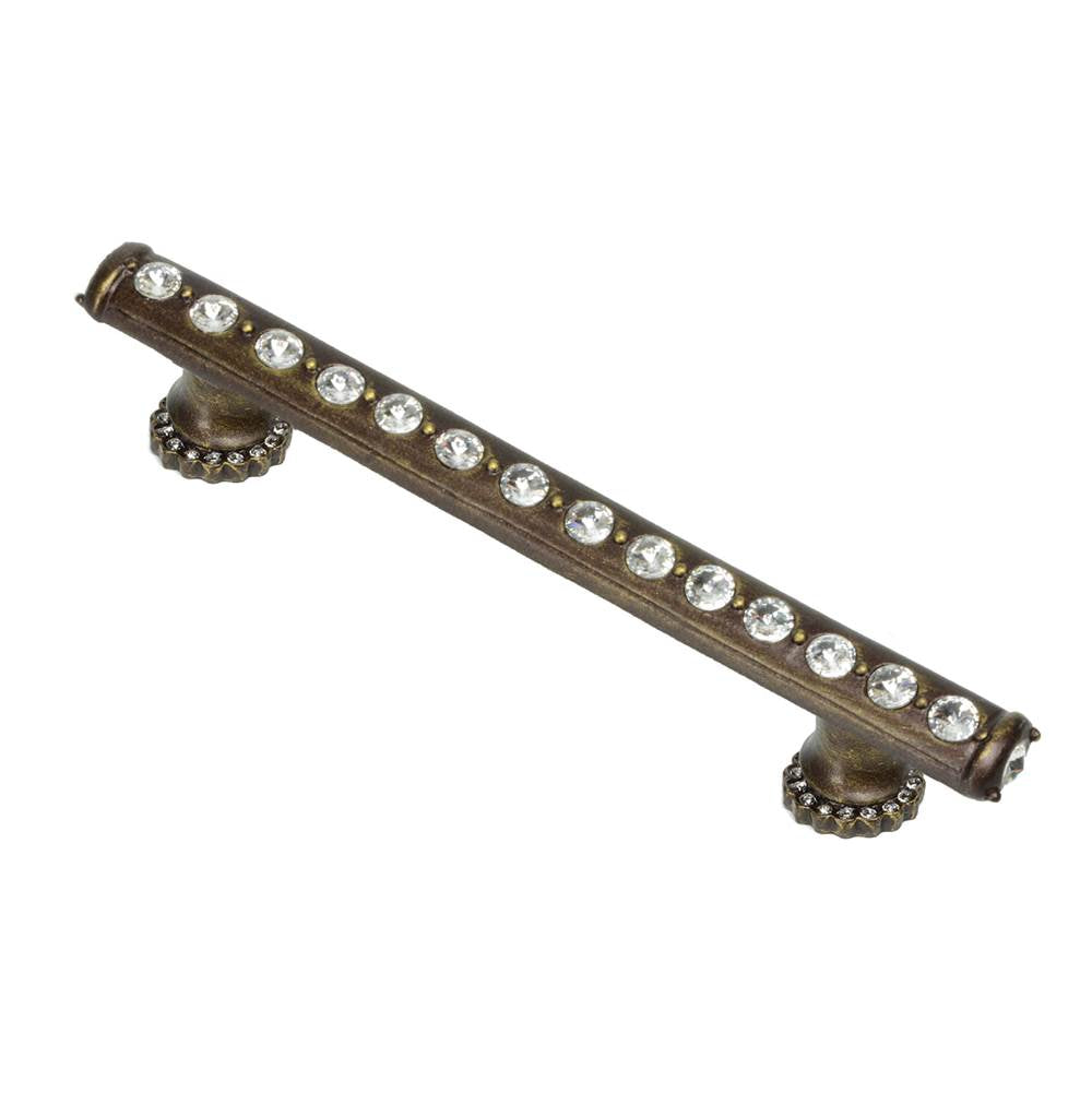 Carpe Diem Hardware - Juliane Grace 22'' O.C. Approx w/ 1/2'' Smooth Center Long Pull Small Finial w/ Swarovski Crystals - Chalice
