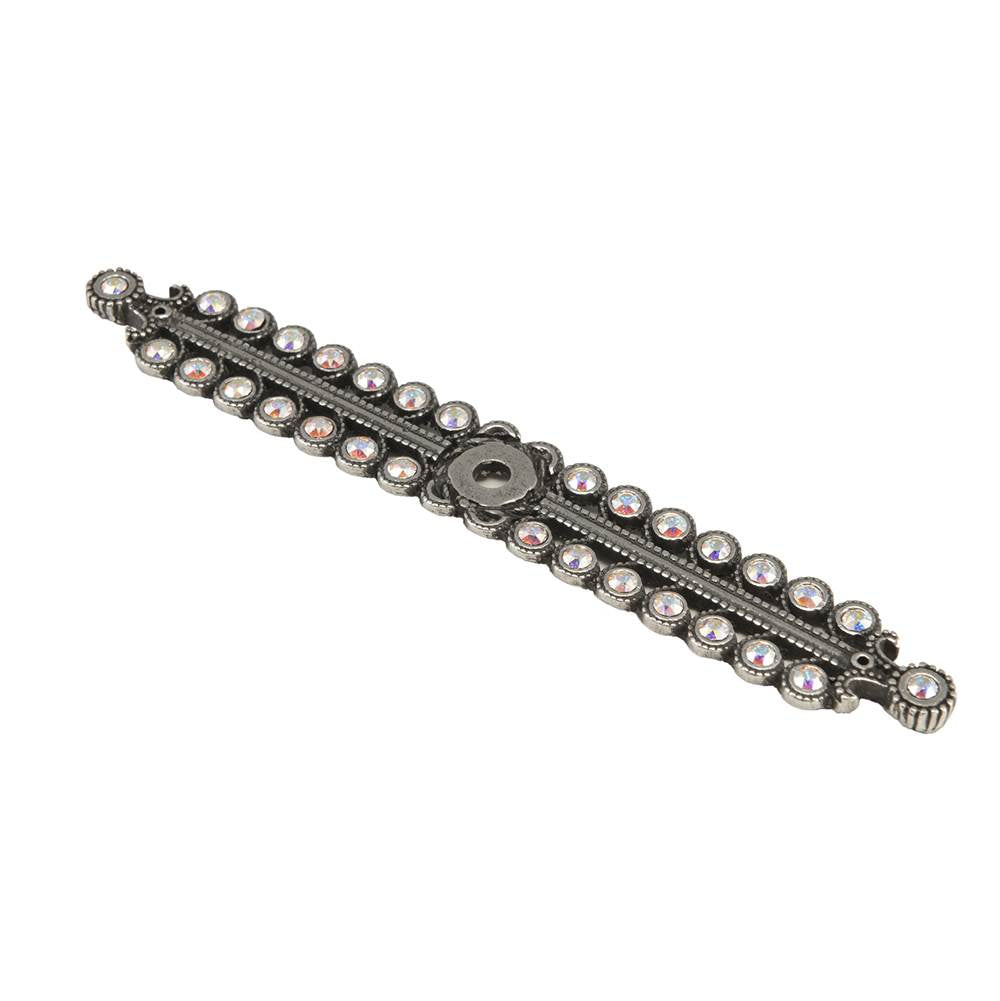 Carpe Diem Hardware - Cache Medium Elongated Escutcheon With Swarovski Aurore Boreale Crystals - Chalice
