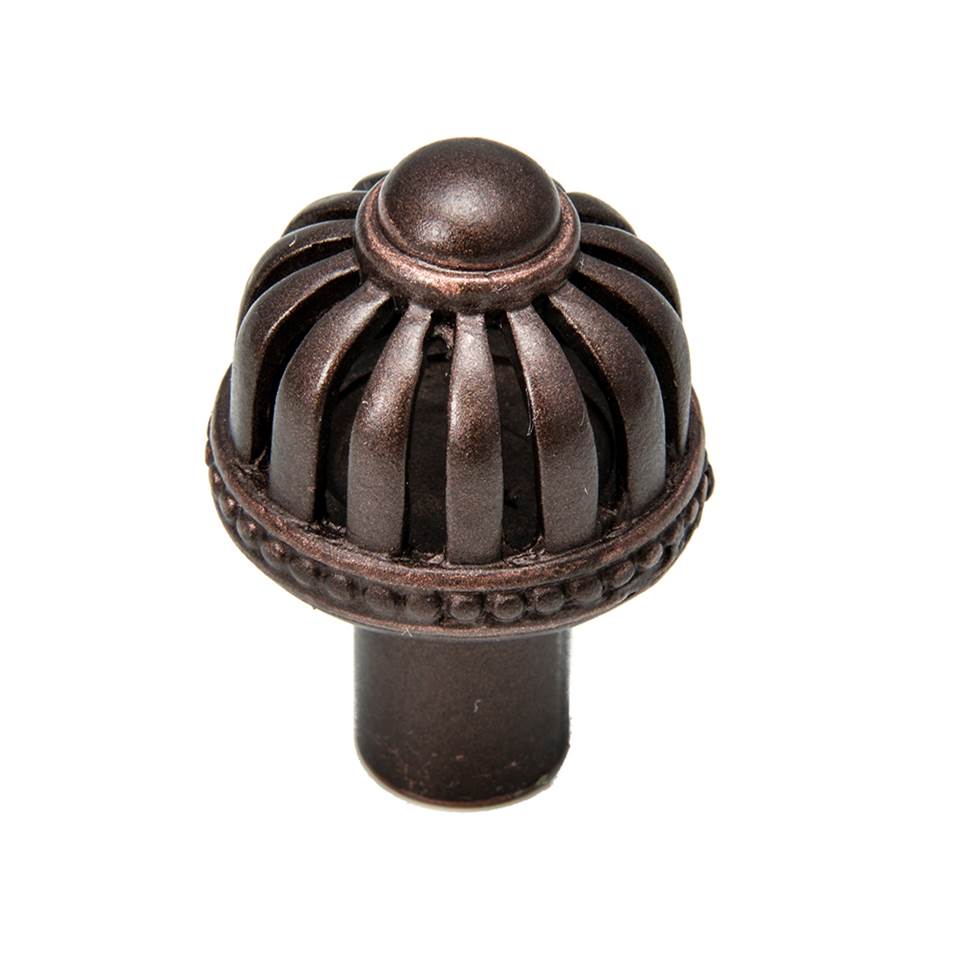 Carpe Diem Hardware - Cricket Cage Medium Round Knob - Oil Rubbed Bronze