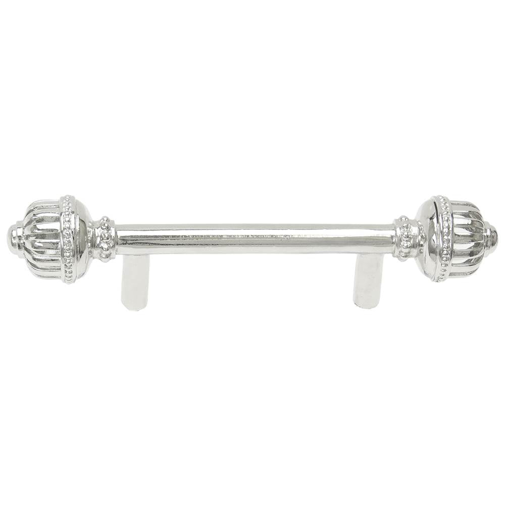 Carpe Diem Hardware - Cricket Cage Large 3'' O.C. Pull In Platinum. - Platinum