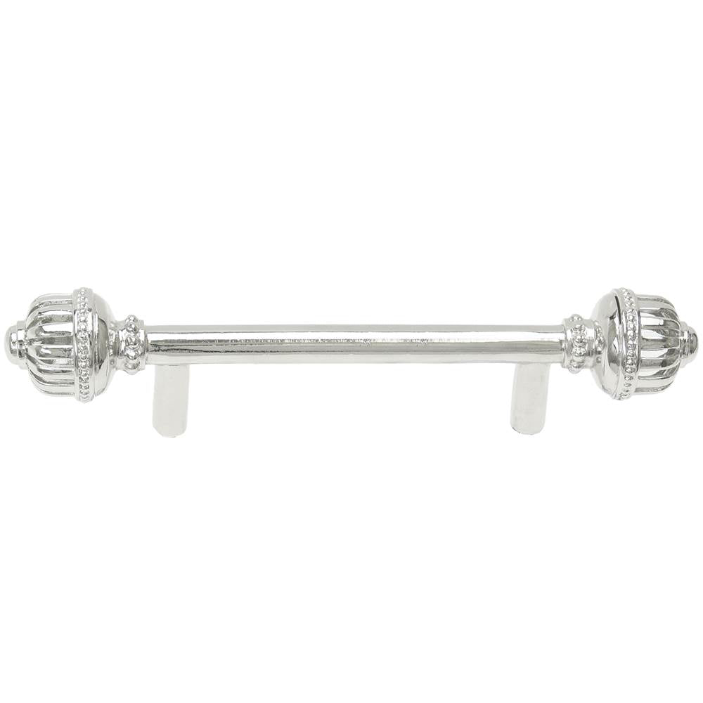 Carpe Diem Hardware - Cricket Cage Large 4'' O.C. Pull In Platinum. - Platinum