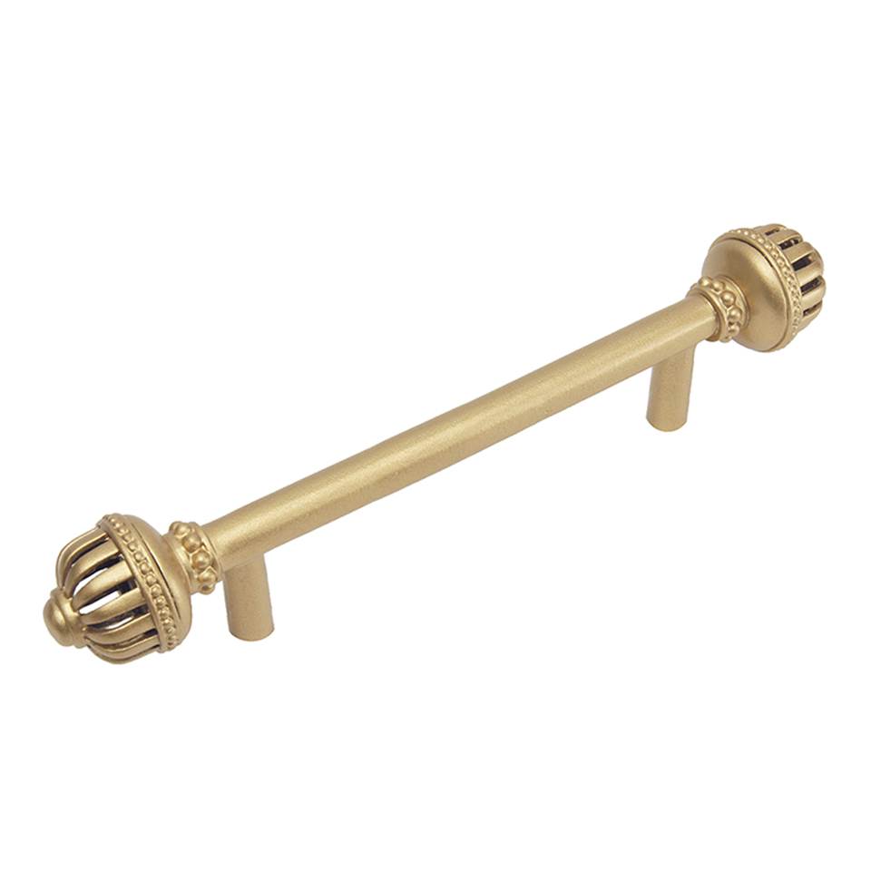 Cricket Cage Large 4'' O.C. Pull In Antique Brass.