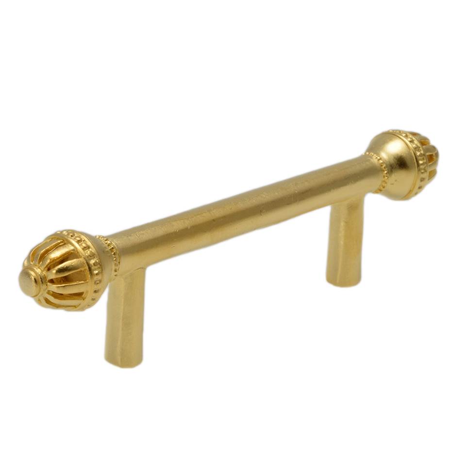 Carpe Diem Hardware - Cricket Cage Medium 3'' O.C. Pull In Gilded Mercury. - Gilded Mercury