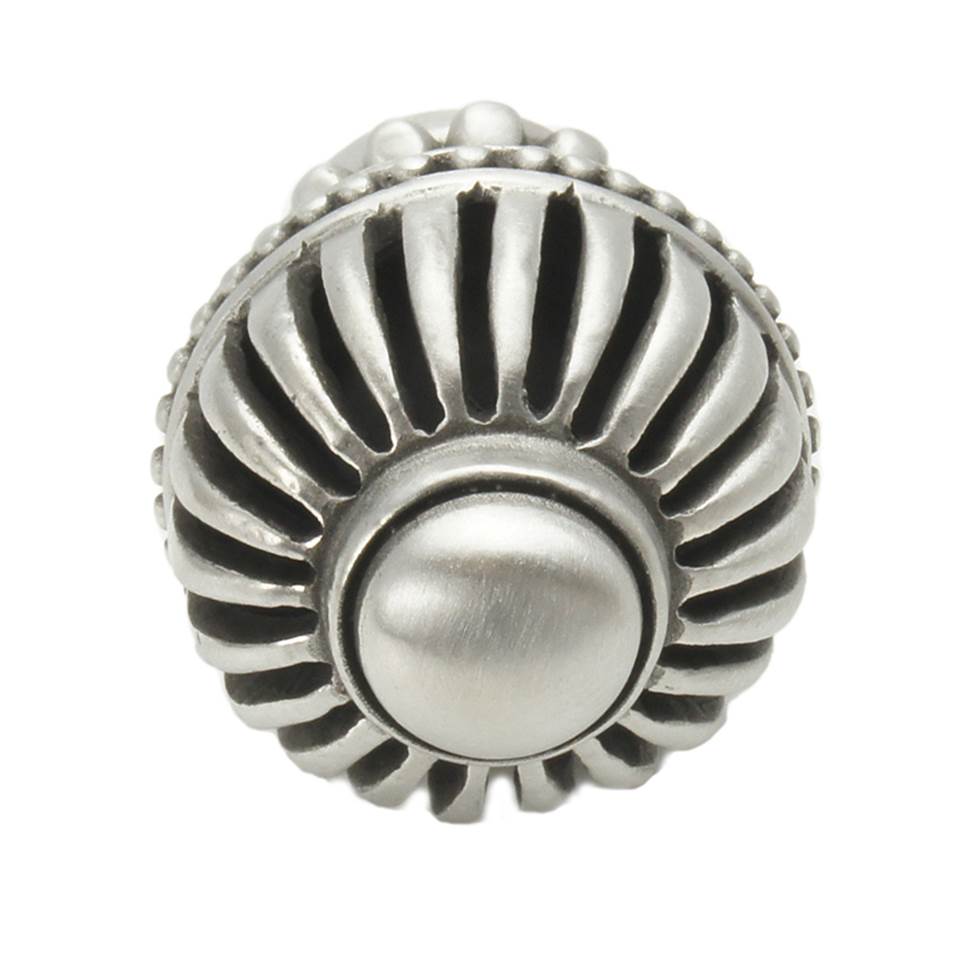 Cricket Cage Large Round Knob w/ Beaded Base