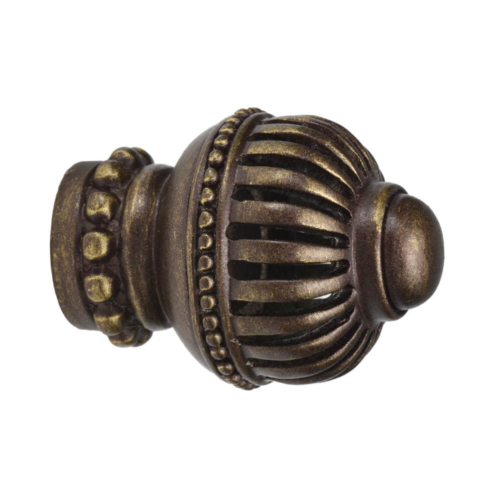 Cricket Cage Large Round Knob w/ Beaded Base