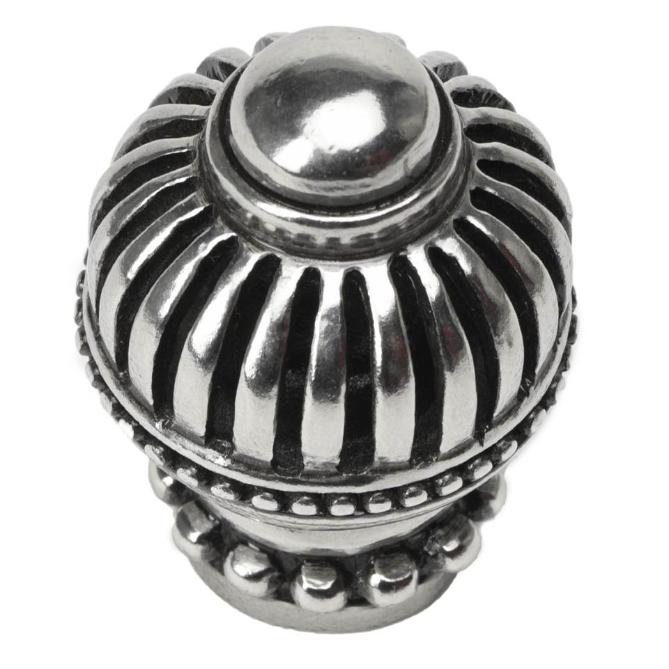Cricket Cage Large Round Knob w/ Beaded Base