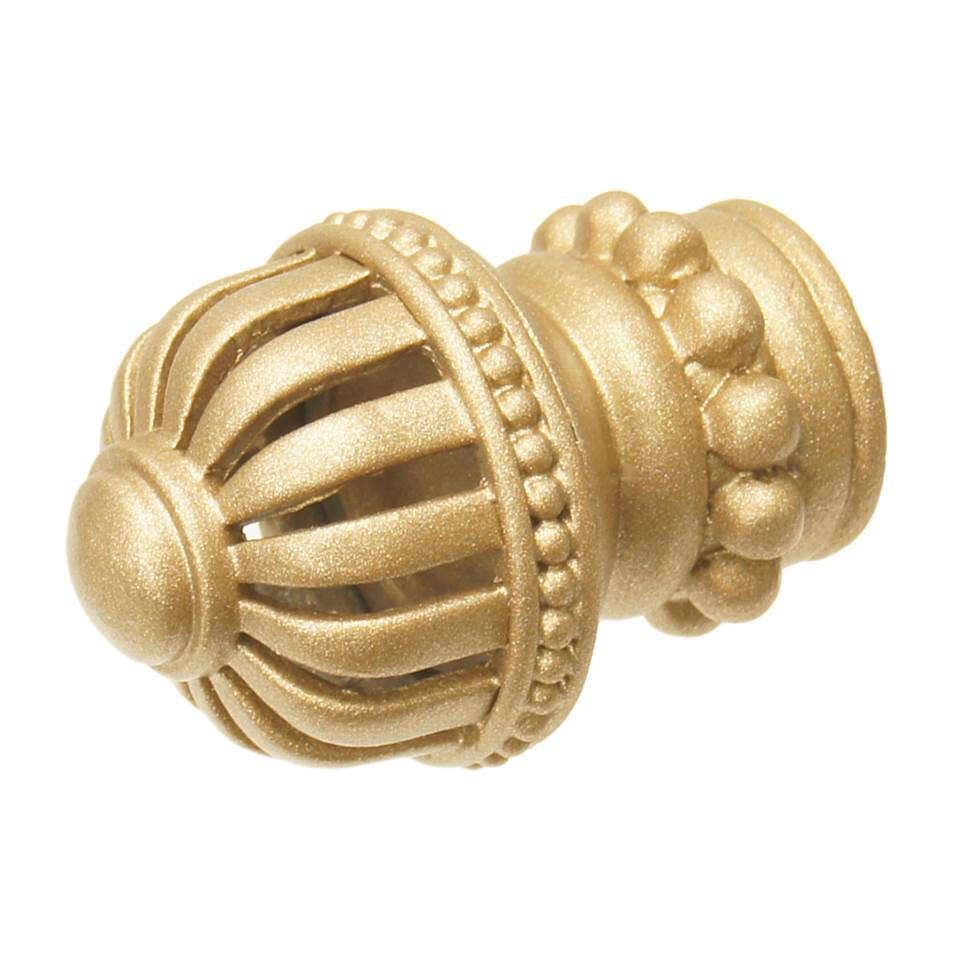 Cricket Cage Medium Round Knob w/ Beaded Base