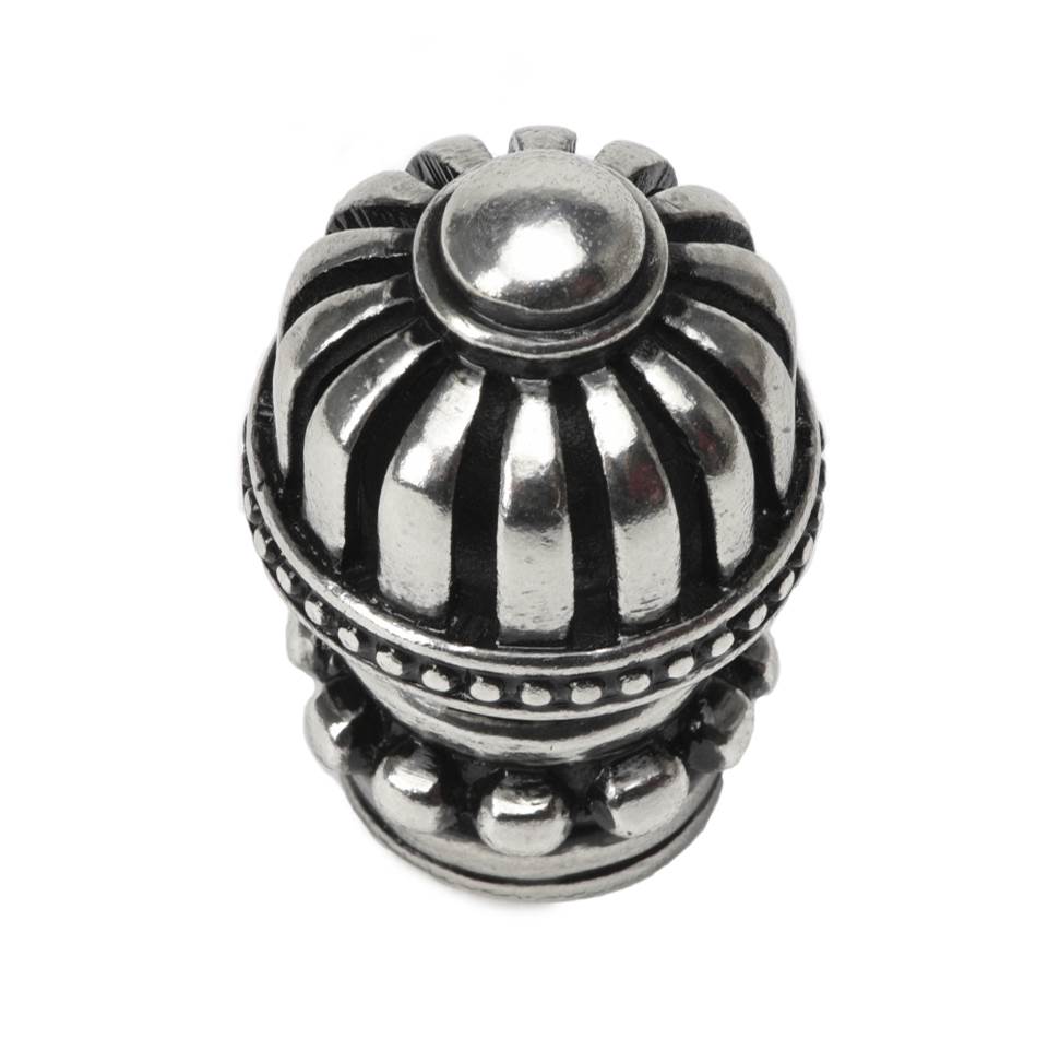 Cricket Cage Medium Round Knob w/ Beaded Base