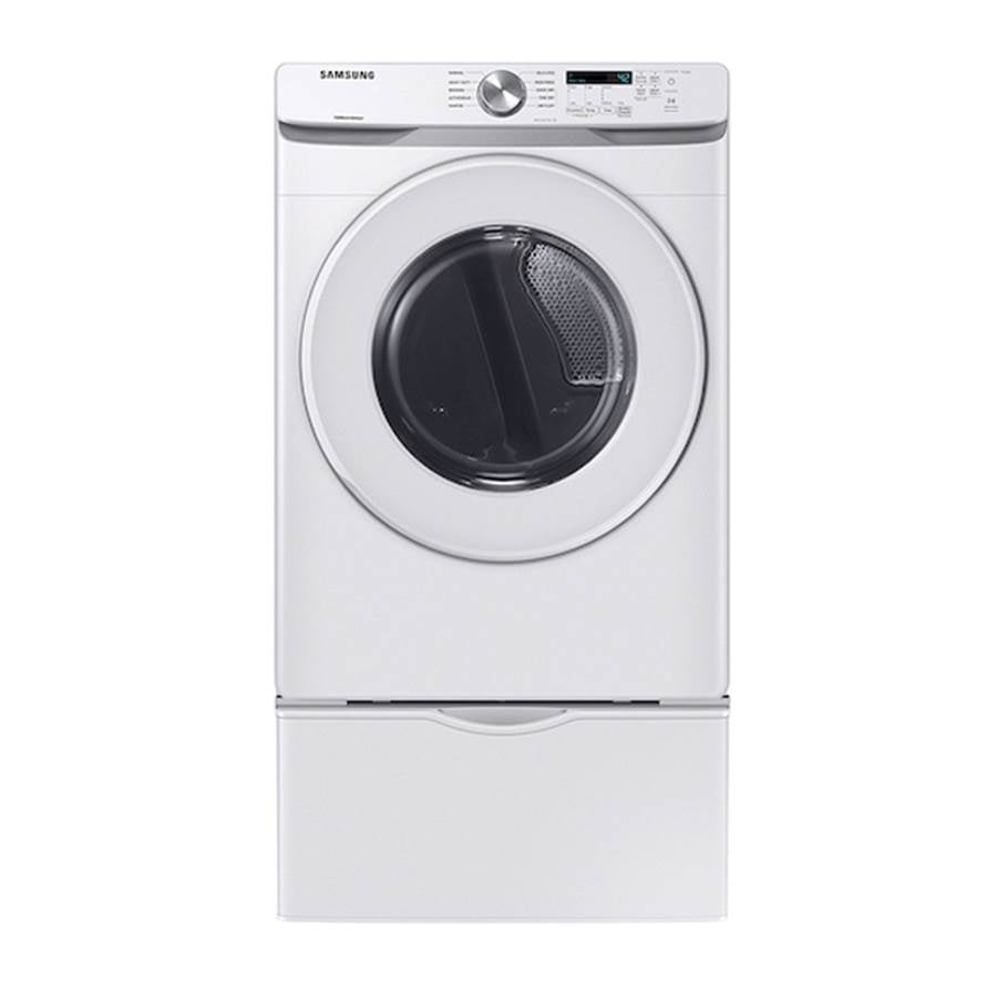 Gas Front Load Dryer with Reversible Door, 7.5 cu-ft
