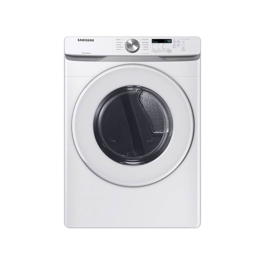 Samsung - Electric Front Load Dryer, 1440'' Long Vent, 7.5 cu-ft - White
