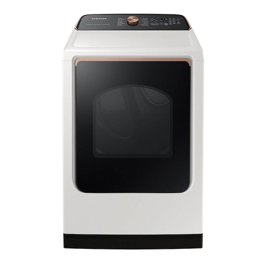 Smart Electric Dryer with Steam SanitizePlus, 7.4 cu-ft
