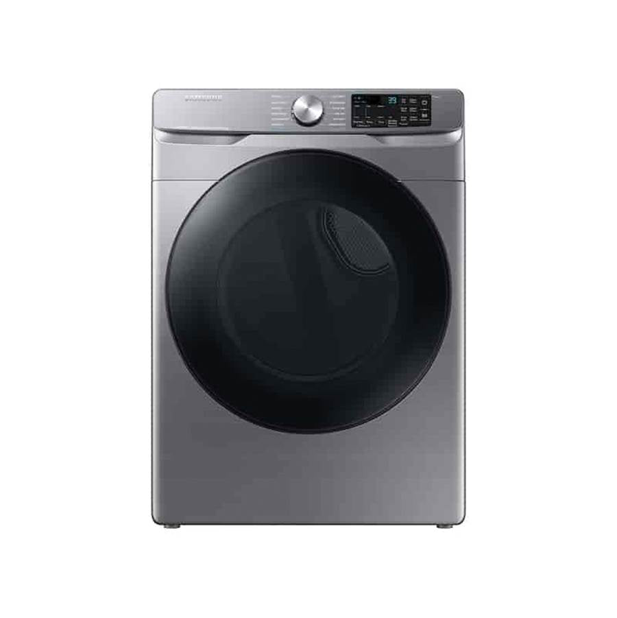 Samsung - Smart Front Load Gas Dryer with Steam SanitizePlus, 7.5 cu-ft - Platinum