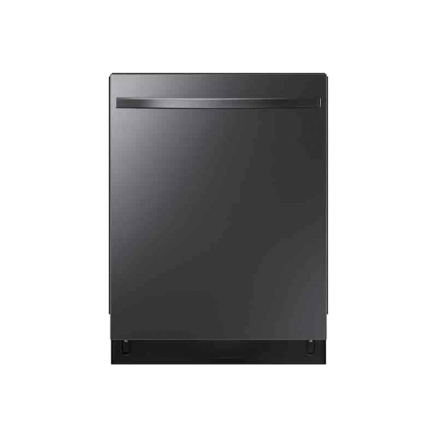 Samsung - Stormwash, AutoRelease Dry, Flat Handle, 48 dBA - Black Stainless Steel