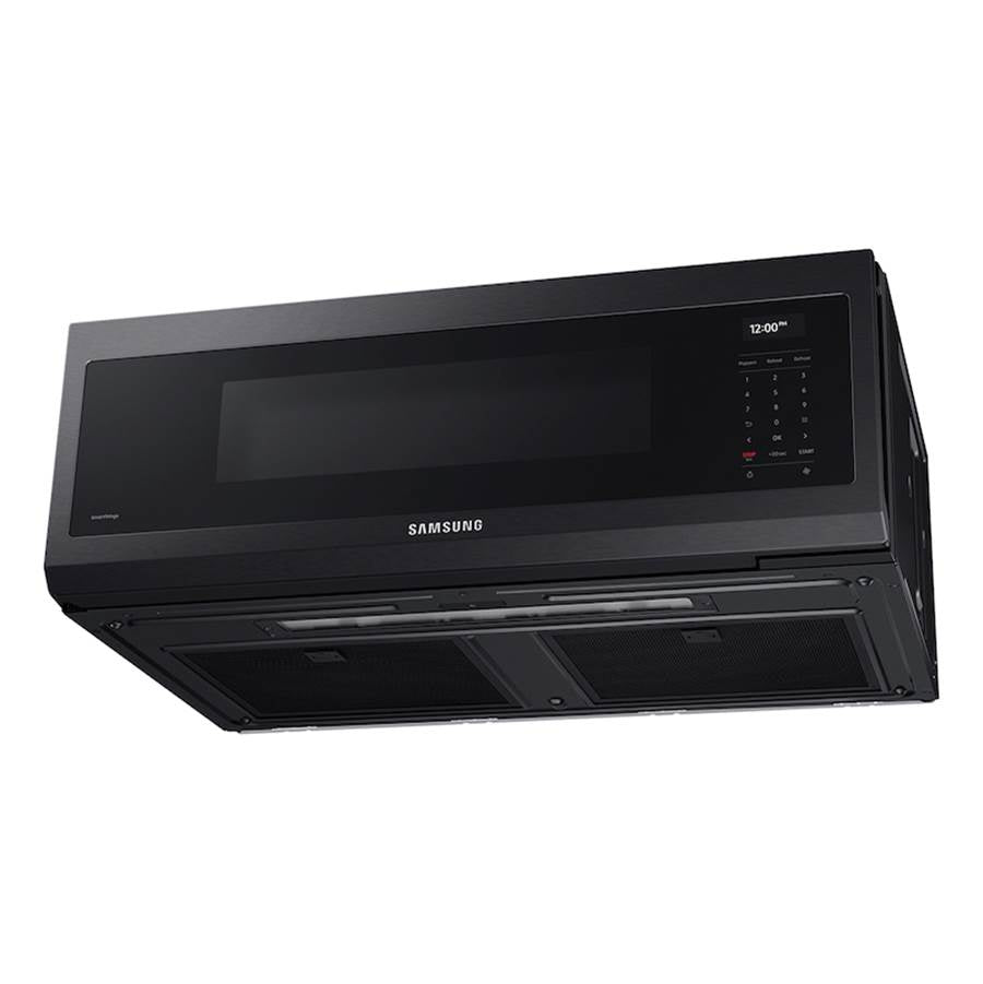 Smart OTR with Wi-Fi, Voice Control and Superior Hood Performance and Power, Black Stainless Steel, 1.1 cu-ft