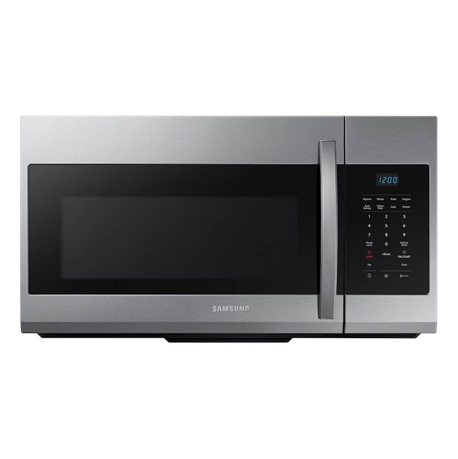 Samsung - LED Display, Cooking Preset, 300 cfm, 1.7 cu-ft - Stainless Steel