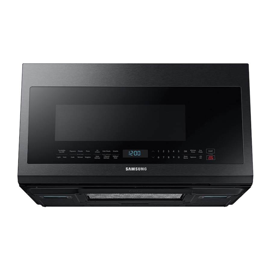 Sensor Cook, Ceramic Enamel Interior, LED Cooktop Light, Glass Touch Controls, Simple Clean Filter, Recessed Handle, 2.1 cu-ft