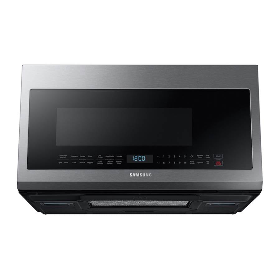 Sensor Cook, Ceramic Enamel Interior, LED Cooktop Light, Glass Touch Controls, Simple Clean Filter, Recessed Handle, 2.1 cu-ft
