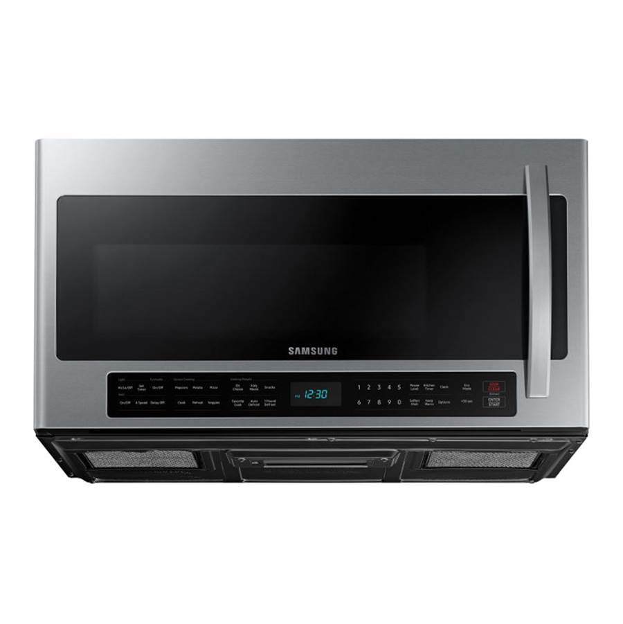 New Handle, Bottom Controls, Sensor Cook, Ceramic Enamel Interior, LED Cooktop Light, 2.1 cu-ft