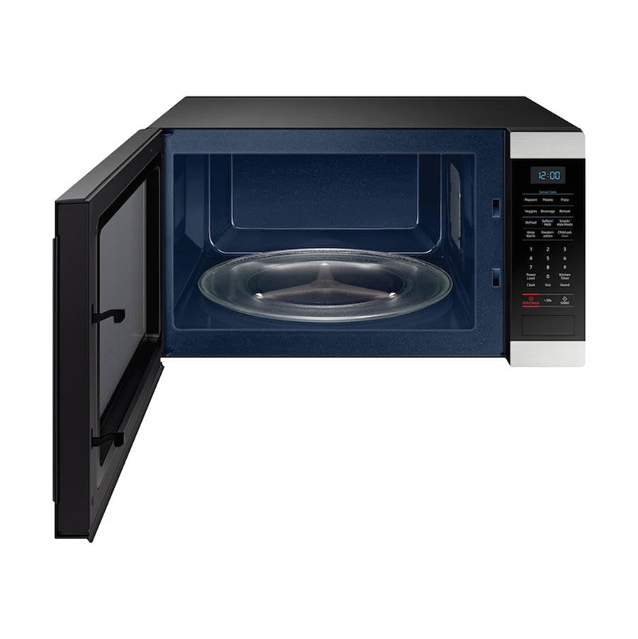 Sensor Cook, Ceramic Enamel Interior, Stainless Steel, Matching Trim Kit Available (MA-TK8020TS), Large, 1.9 cu-ft
