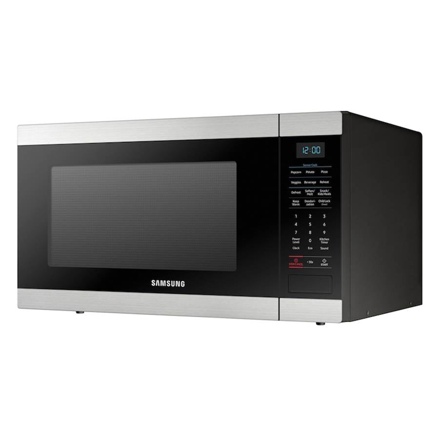 Sensor Cook, Ceramic Enamel Interior, Stainless Steel, Matching Trim Kit Available (MA-TK8020TS), Large, 1.9 cu-ft