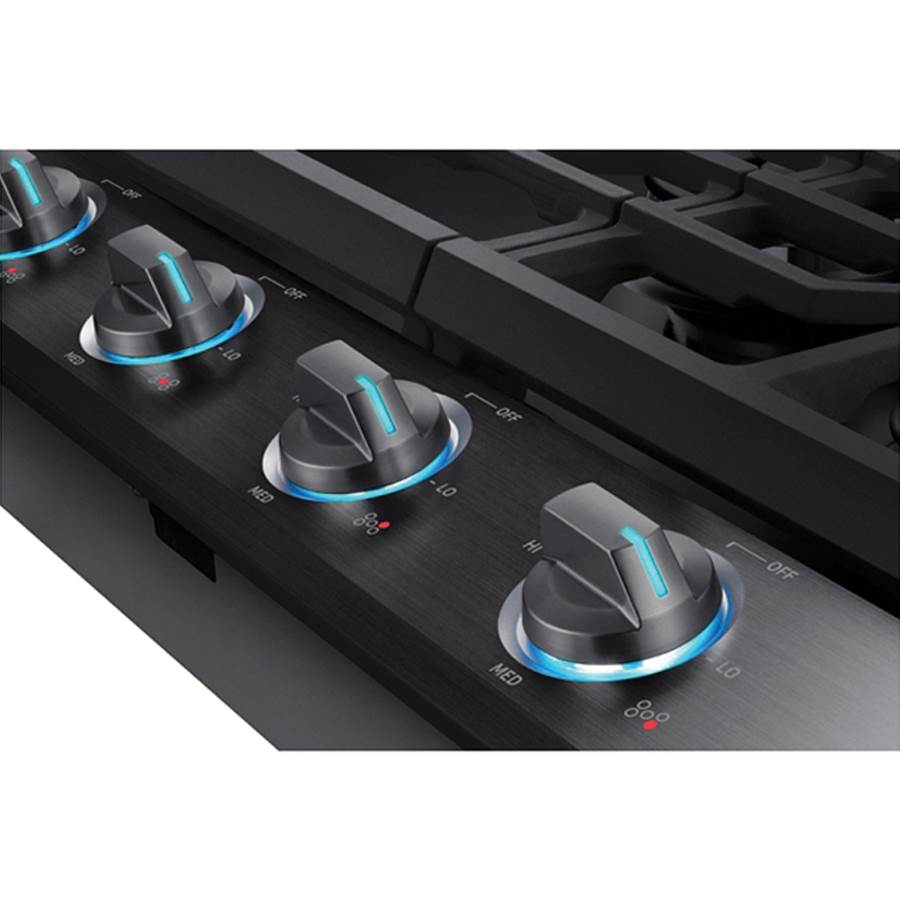 Five Burners, 1-19000 Power Burner, 1-13000 Power Burner, 2-9.50, 1-5000 Simmer, Illuminated Knobs, Aluminum Griddle, Wi-Fi, 30''