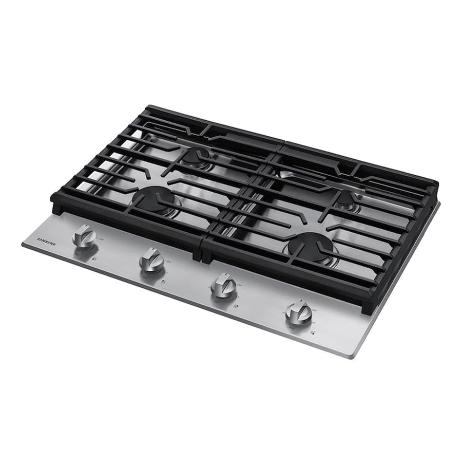 Four Burners, 1-17000 Power Burner, 1-13000, 1-9.5, 1-5000 Simmer, 30''
