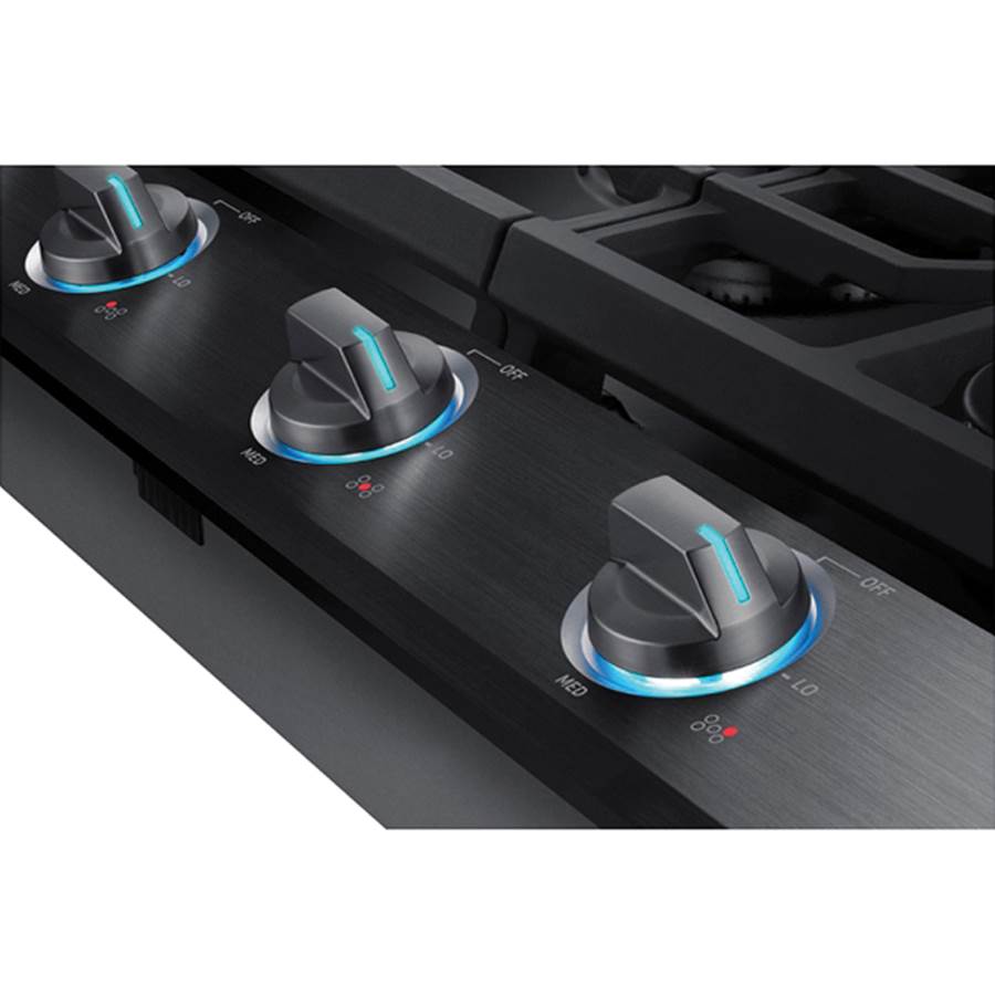 Five Burners, 1-19000 Power Burner, 1-13000 Power Burner, 2-9.50, 1-5000 Simmer, Illuminated Knobs, Aluminum Griddle, Wi-Fi, 36''