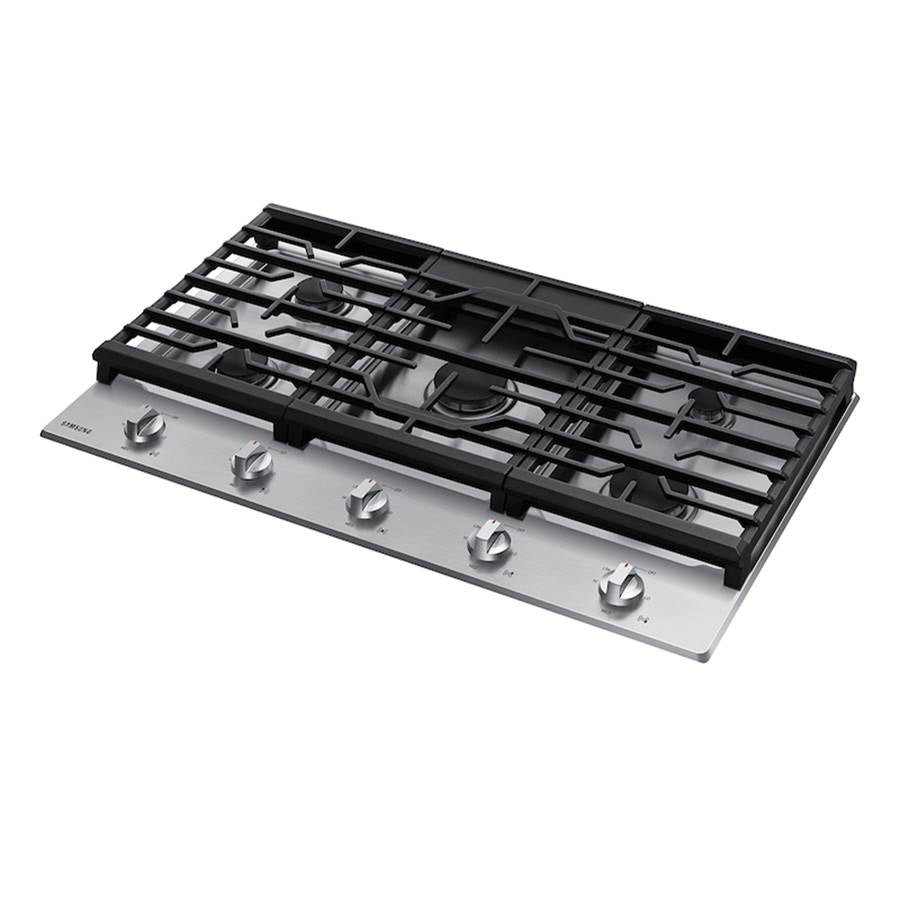 Five Burners, 1-17000 Power Burner, 1-13000, 2-9.5, 1-5000 Simmer, 36''