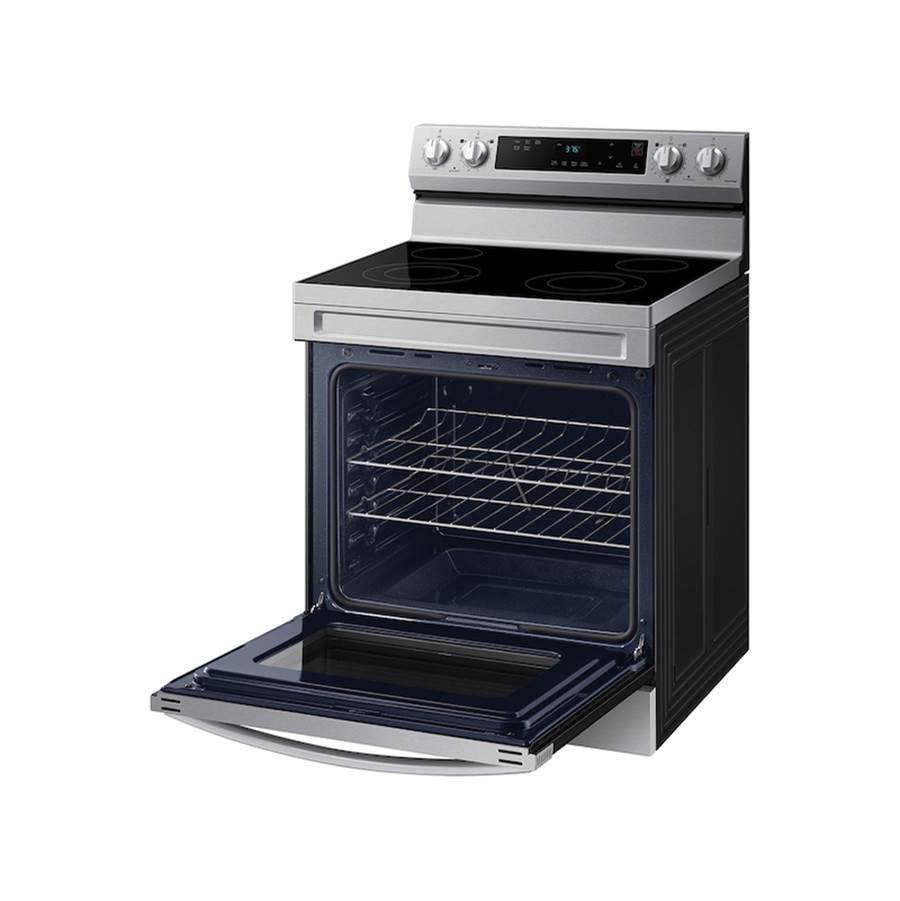 Electric Freestanding with 4 Element Cooktop and Steam Clean, 6.3 cu-ft