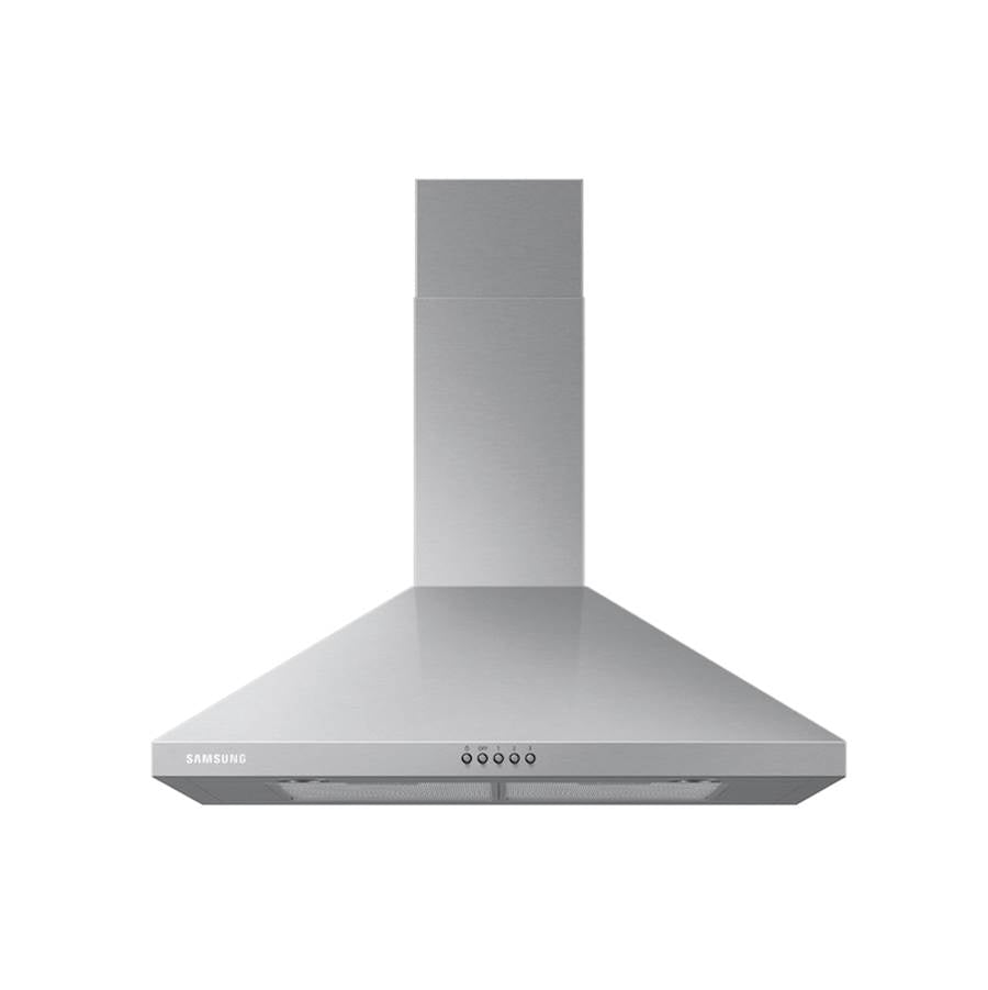 Samsung - Wall Mount Chimney Exterior Venting (Recirculating Capable), 390 cfm, LED Lighting, Aluminum Mesh Filters, 30'' - Stainless Steel
