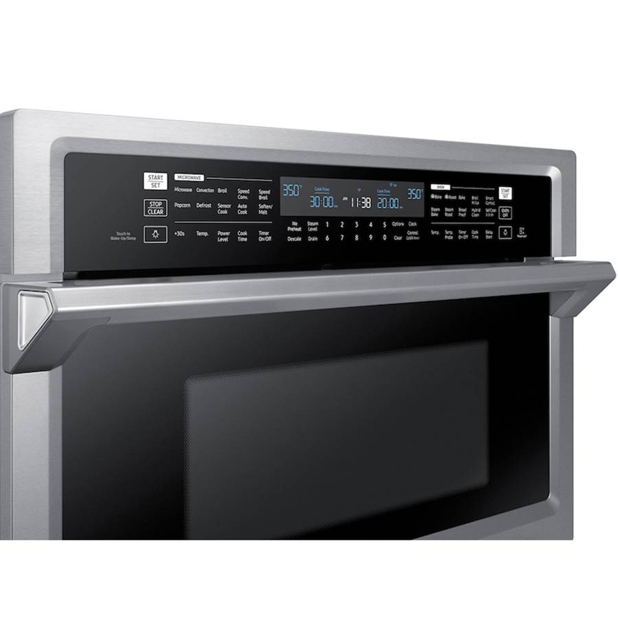Microwave Oven Combination, Steam Cooking, Dual Fan True Convection Oven, Convection Microwave, Spotlight Lighting System, 30''