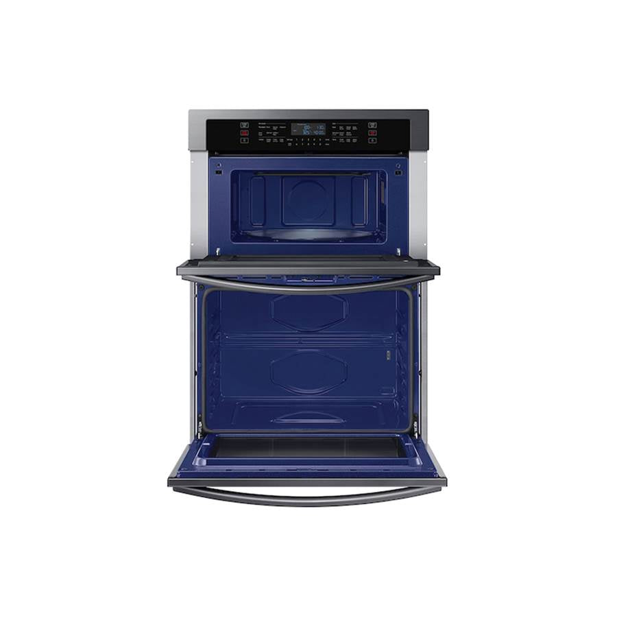 Microwave Oven Combination, Thermal, Self-Clean Steam Clean, Glass Touch, 2 Wire Racks (Lower), Wi-Fi, 1.9 cu-ft (Upper) 5.1 cu-ft (Lower), 30''