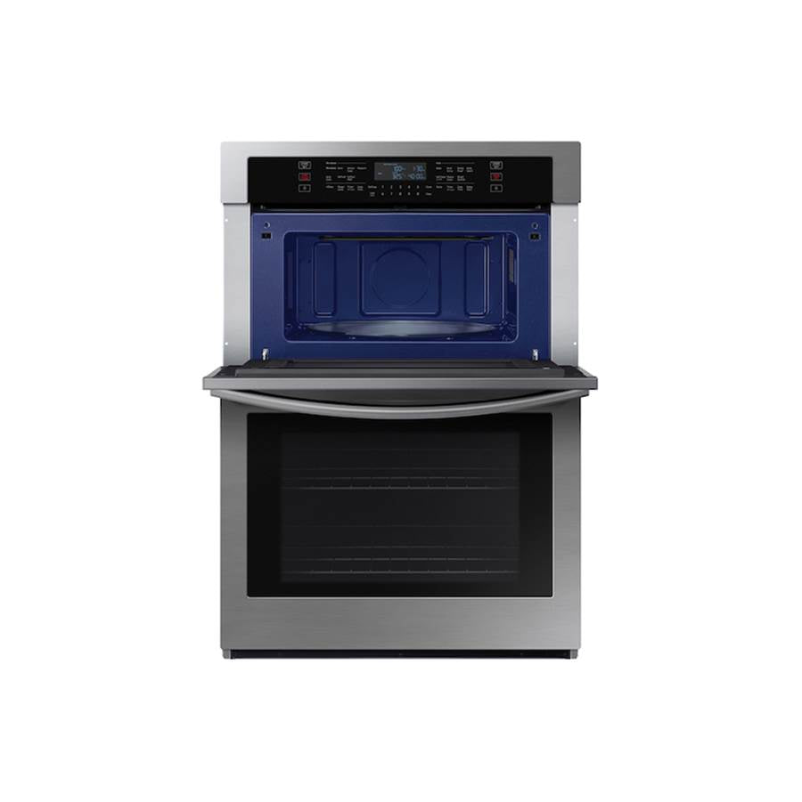 Microwave Oven Combination, Thermal, Self-Clean Steam Clean, Glass Touch, 2 Wire Racks (Lower), Wi-Fi, 1.9 cu-ft (Upper) 5.1 cu-ft (Lower), 30''