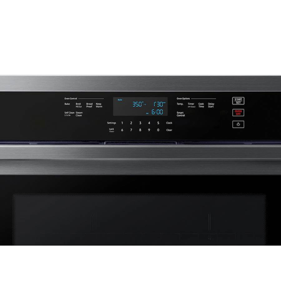 Single Oven, Thermal, Self Clean Steam Clean, Halogen Lighting System, Glass Touch Controls, 2 Wire Racks, Wi-Fi, 5.1 cu-ft, 30''