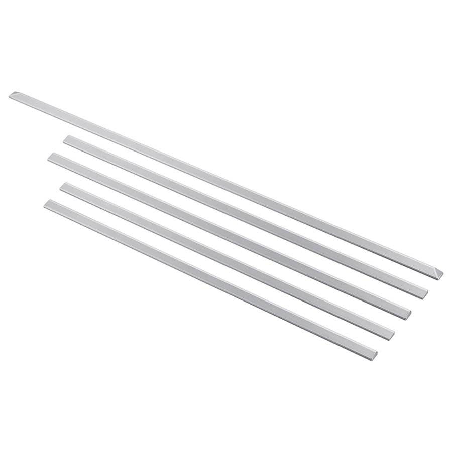 Samsung - Trim Kit for 30'' Slide-In Range, 5 Pieces - Stainless Steel