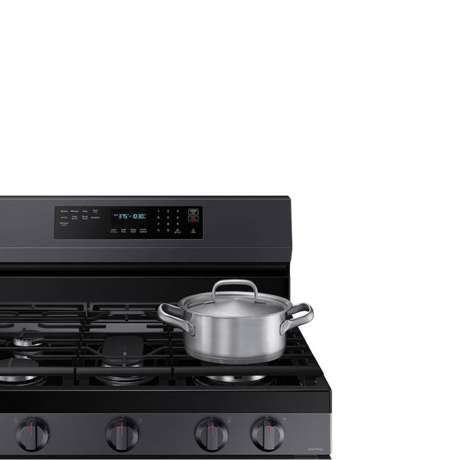 Gas Freestanding with Air Fry (Tray) and Stainless Cooktop, 6 cu-ft