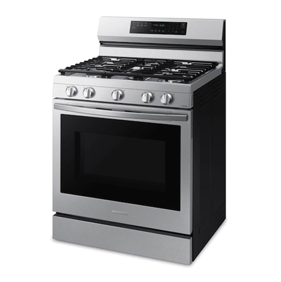 Gas Freestanding with Air Fry (Tray) and Stainless Cooktop, 6 cu-ft