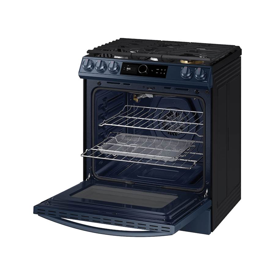 Gas Slide-In with Smart Dial and Air Fry, Bespoke, 6 cu-ft