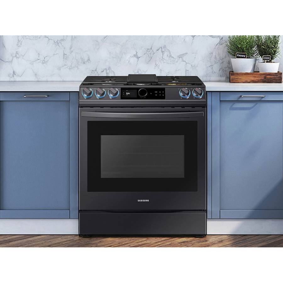 Gas Slide-In with Smart Dial and Air Fry, 6 cu-ft