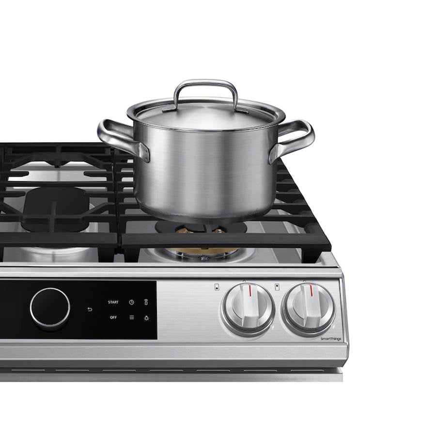 Gas Slide-In with Smart Dial and Air Fry, 6 cu-ft