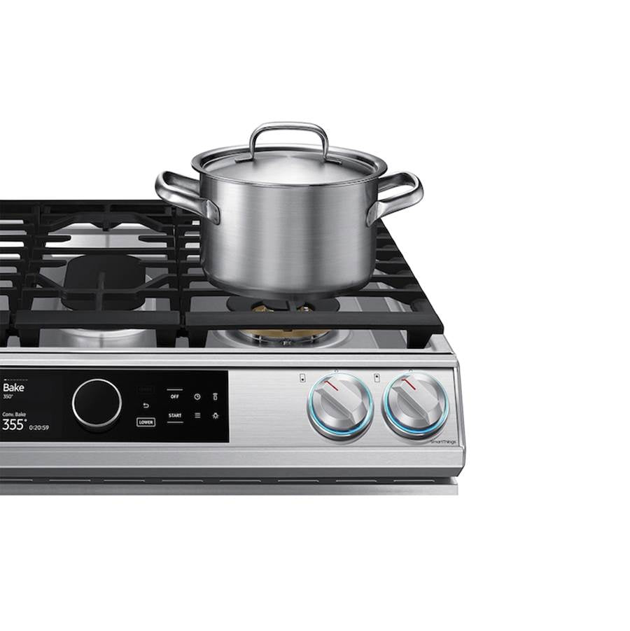 Gas Slide-In with Flex Duo, Smart Dial and Air Fry, 6 cu-ft